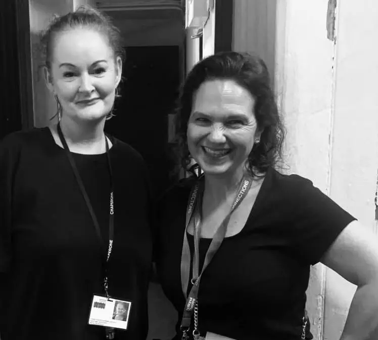 Lisa Terry and Becky Robinson, teachers at Robinson Academy of Drama